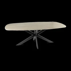 Eettafels|Ygo Eettafel SANCHO Keramiek Travertin 215x105