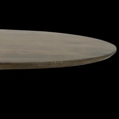 Eettafels|Ygo Eettafel SUNDAR Rond Ø130 Mango Donkerbruin