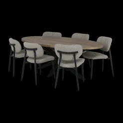 Eettafels|Ygo Eettafel Verlengbaar BRODI Natur 180/238x102