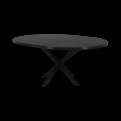 Eettafels|Ygo Eettafel Verlengbaar SILVA Noir Ø140/Ø180