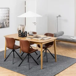 Eettafels|Ygo Eettafel Verlengbaar VEZNA 180/219 Eikfineer