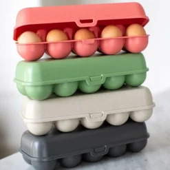 Bewaaraccessoires|Ygo Eierdoos EGGS TO GO Nat. Ash Grey