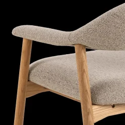 Fauteuils|Ygo Fauteuil COLETTE Monza Beige - Poot Eik