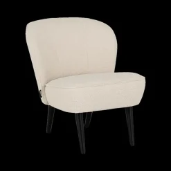 Fauteuils|Ygo Fauteuil CORKSCREW Crème Bouclé