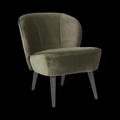 Fauteuils|Ygo Fauteuil CORKSCREW Groen Velvet