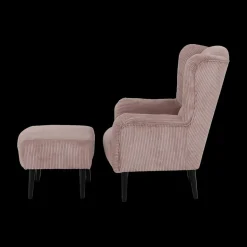 Fauteuils|Ygo Fauteuil SPAIN met poef Poso Pink