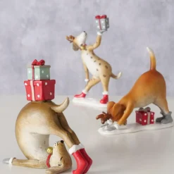 Kerst|Ygo Fig. Hond DOGGIES Poly Multi Ass.