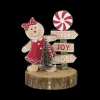 Kerst|Ygo Figuur Peperkoek Hout/Rood