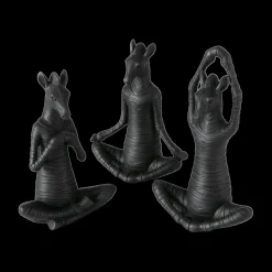 Woondecoratie|Ygo Figuur YOGA Zebra Poly Zwart Ass.