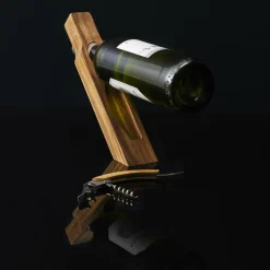 Aperitief & Wijn|Ygo Fleshouder ACARA Acacia M/Flesopener