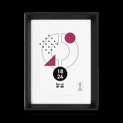 Woondecoratie|Ygo Fotokader EMME 18x24 Zwart