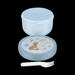 Lunchboxes & Drinkbussen|To Go|Ygo Fruitbox FOREST FRIENDS 300ml Blauw