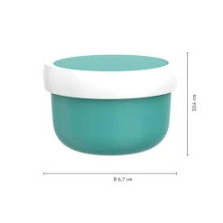 Lunchboxes & Drinkbussen|To Go|Ygo Fruitbox SPACE 300ml Blauw/Rood