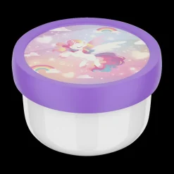 Lunchboxes & Drinkbussen|To Go|Ygo Fruitbox UNICORN GLOW 300ml Roze