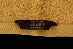 Badlinnen & -Matten|Ygo Gastendoekje MITTE Mustard