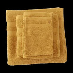 Badlinnen & -Matten|Ygo Gastendoekje MITTE Mustard