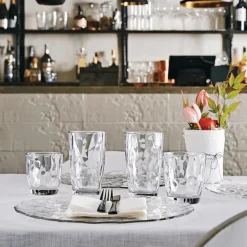 Glazen|Ygo Glas DIAMOND Blauw 39cl