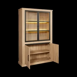 Vitrinekasten|Ygo Glaskast TEODOR B136