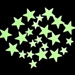 Decoratieve Accessoires|Ygo Glow in The Dark Stickers IN SPACE Ruimte Set van 24