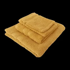 Badlinnen & -Matten|Ygo Handdoek MITTE Mustard