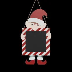 Kerst|Ygo Hangend Krijtbord CLIPPER Elf Rood/Wit