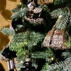 Kerst|Ygo Hanger BAG Handtas Zwart/Goud Ass.