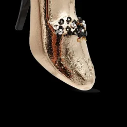 Kerst|Ygo Hanger SHOE Muiltje Zwart/Goud Ass.