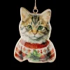 Kerst|Ygo Hanger VINTAGE SANTA Kat Met. Multi