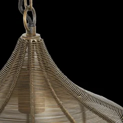 Hanglampen|Ygo Hanglamp ALVARO 1Del. Brons L