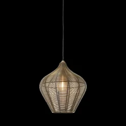 Hanglampen|Ygo Hanglamp ALVARO 1Del. Met. Ant. Brons M