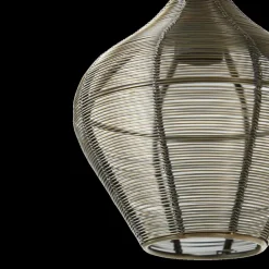 Hanglampen|Ygo Hanglamp ALVARO 1Del Met. Ant. Brons S