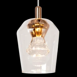 Hanglampen|Ygo Hanglamp BERLIANE 5Del. Rond Transparant