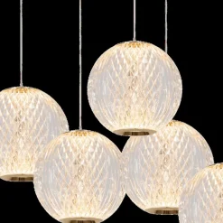 Hanglampen|Ygo Hanglamp CINTRA Rond 5Del. Transparant