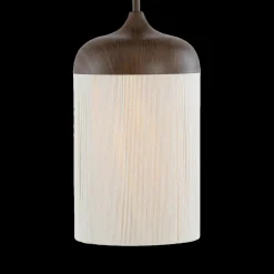 Hanglampen|Ygo Hanglamp DANIA 3Del. Bruin/Crème