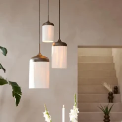 Hanglampen|Ygo Hanglamp DANIA L Bruin/Crème