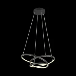 Hanglampen|Ygo Hanglamp DARVIN L Met. Zwart