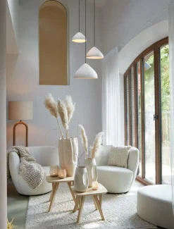 Hanglampen|Ygo Hanglamp ELIMO Mat Crème S