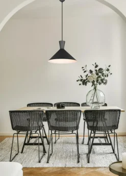 Hanglampen|Ygo Hanglamp ENZO Rnd 1Del. Zwart