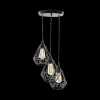 Hanglampen|Ygo Hanglamp JARAS 3Del. Met. Zwart