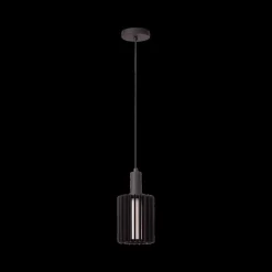 Hanglampen|Ygo Hanglamp LAMBRES 1Del. Zwart