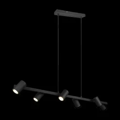 Hanglampen|Ygo Hanglamp MARLEY 6-Delig Metaal Zwart