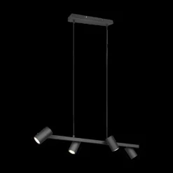 Hanglampen|Ygo Hanglamp MARLEY 4-Delig Metaal Zwart