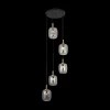Hanglampen|Ygo Hanglamp OKIRU 5Del. Rond Smoke Grey