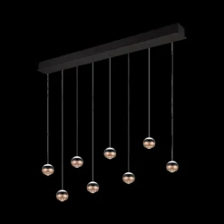 Hanglampen|Ygo Hanglamp ORBIT 8Del. Zwart/Coffee