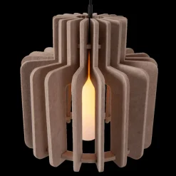 Hanglampen|Ygo Hanglamp ROLLO 1Del. Ø40 Taupe