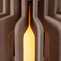 Hanglampen|Ygo Hanglamp ROLLO 1Del. Ø40 Taupe