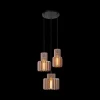 Hanglampen|Ygo Hanglamp ROLLO 3Del. Taupe