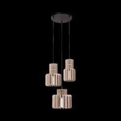 Hanglampen|Ygo Hanglamp ROLLO 3Del. Taupe