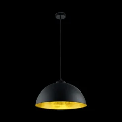 Hanglampen|Ygo Hanglamp ROMINO II Zwart