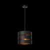 Hanglampen|Ygo Hanglamp ROSAS 1Del. Zwart/Goud